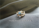 Ring 925 Silber, Opal